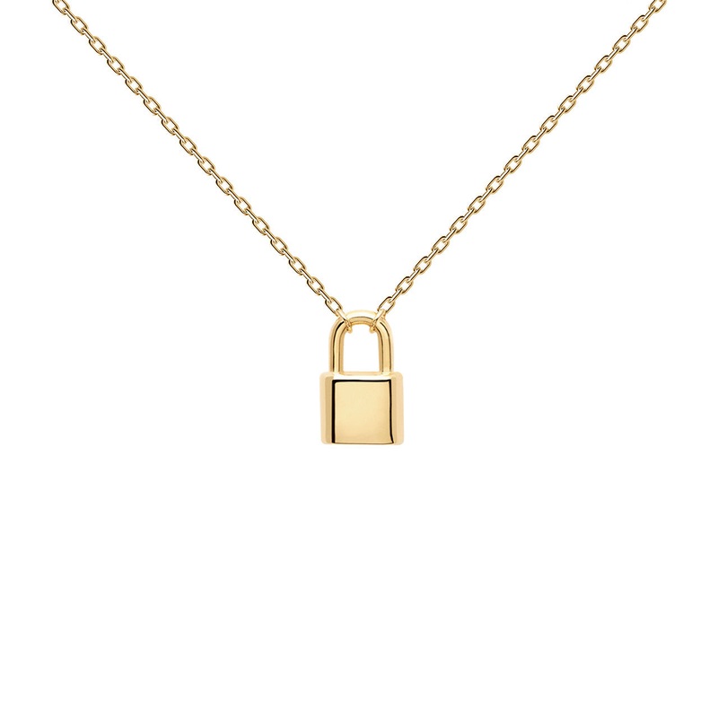 PDPAOLA Engrave Me Bond Necklace- Gold