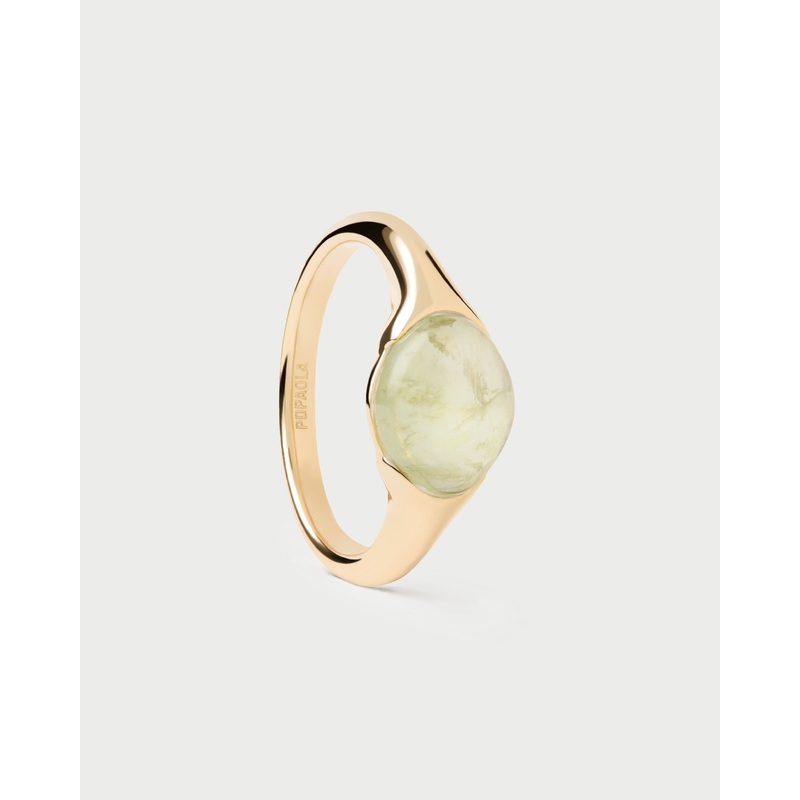 PDPAOLA Prehnite Bay Ring - Gold