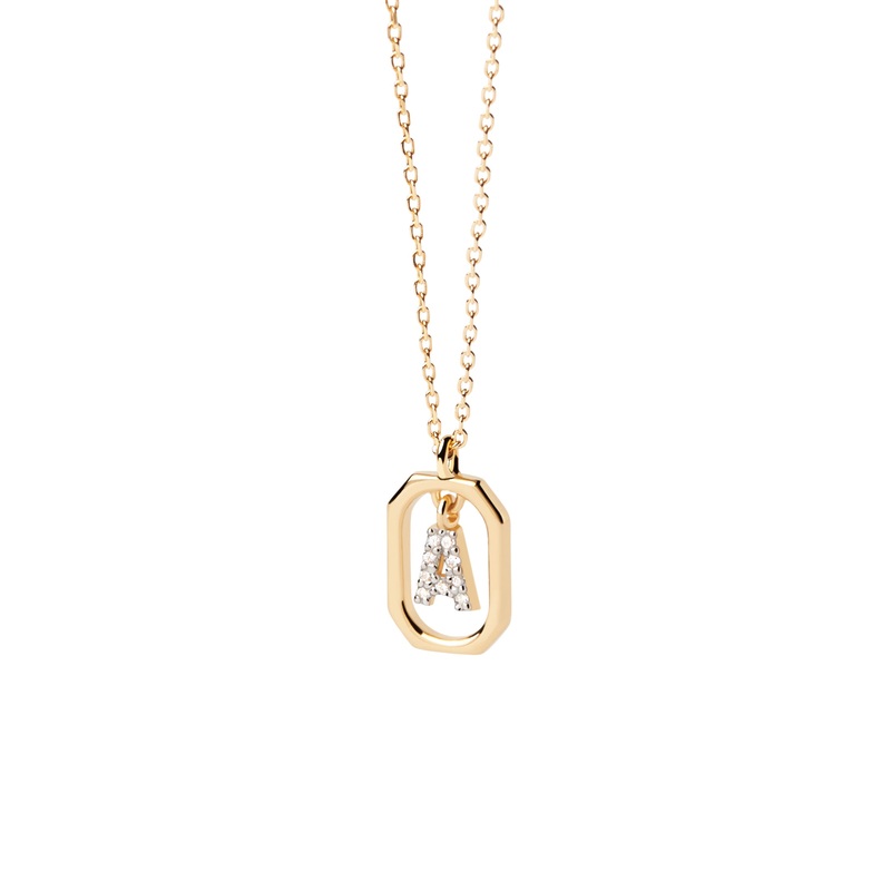 PDPDAOLA Mini Letter 'A' Necklace