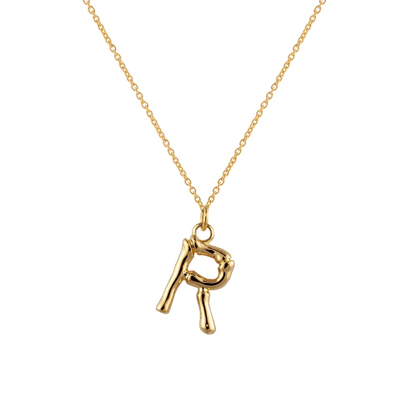 Zahar Initial Necklace - R