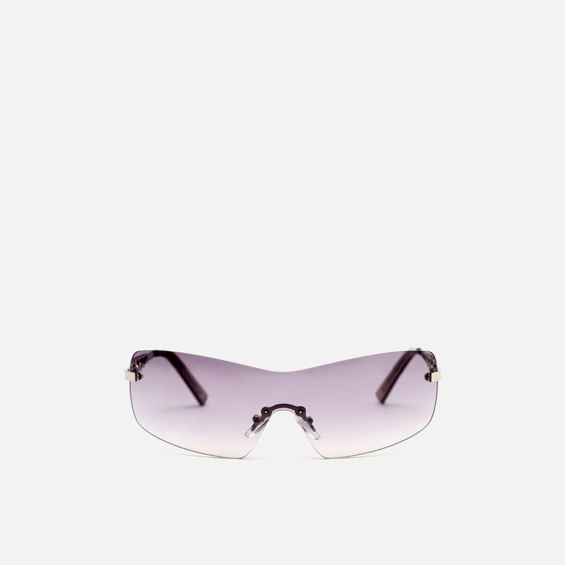 Aracelis gafas de sol de pantalla con montura metlica