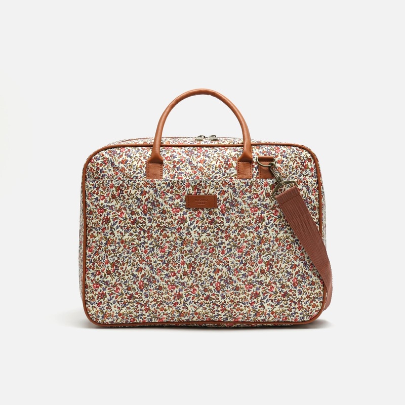 Cros portaordenador con estampado floral (15,6 pulgadas)
