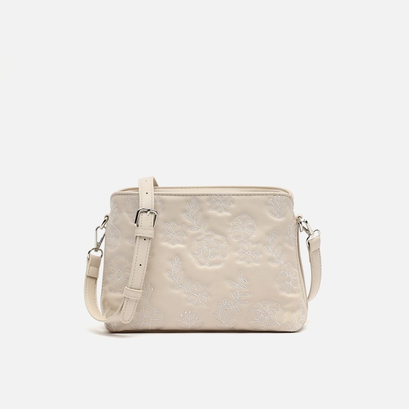 Eliettes bolso bandolera grabado floral