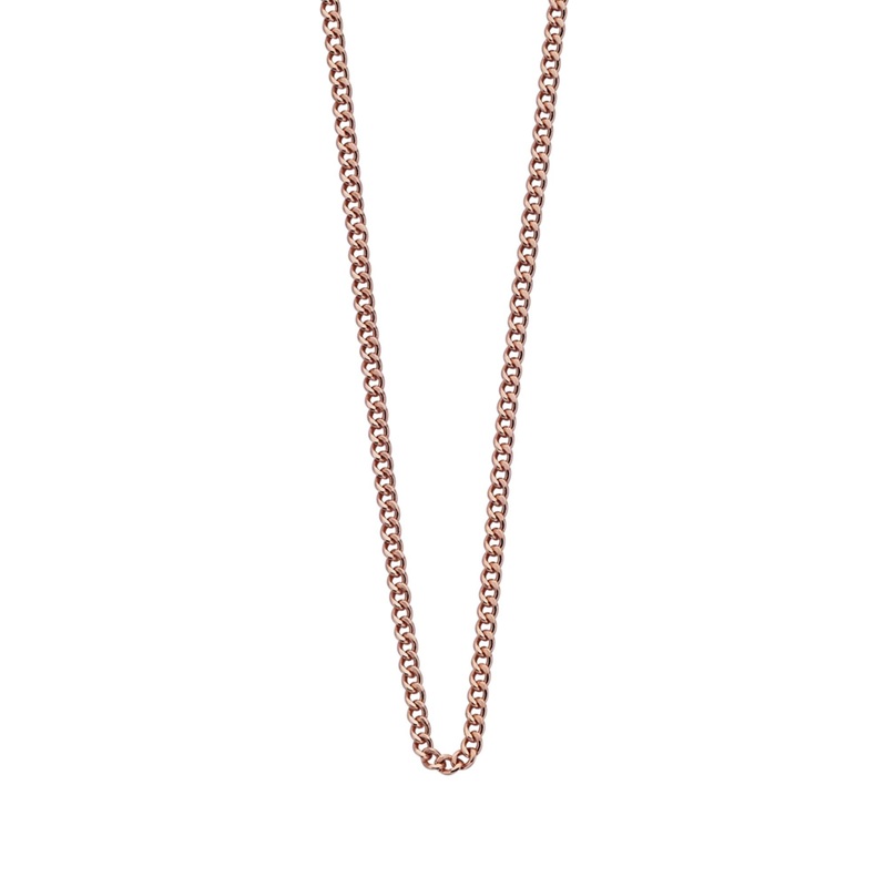 Kirstin Ash Bespoke Curb Chain 16" - 18" w/ 18K Rose Gold Vermeil