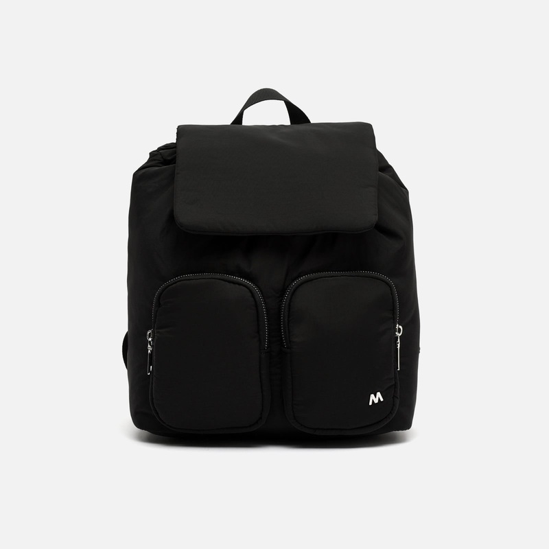 Meli mochila acolchada con solapa en nylon y bolsillo interior para tablet