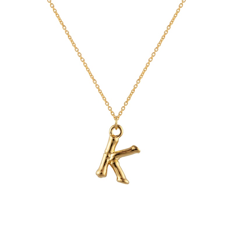 Zahar Initial Necklace - K