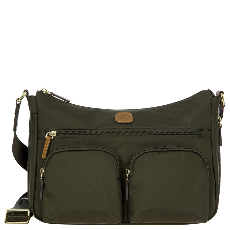 Brics X-Bag Shopper M - Schultertasche 34 cm (olive)