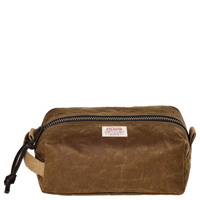 Filson Tin Cloth - Kulturbeutel 23 cm (dark tan)