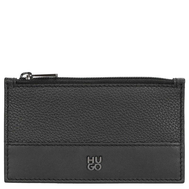 HUGO Quantic Zip - Kreditkartenetui 4cc 12.5 cm (black)