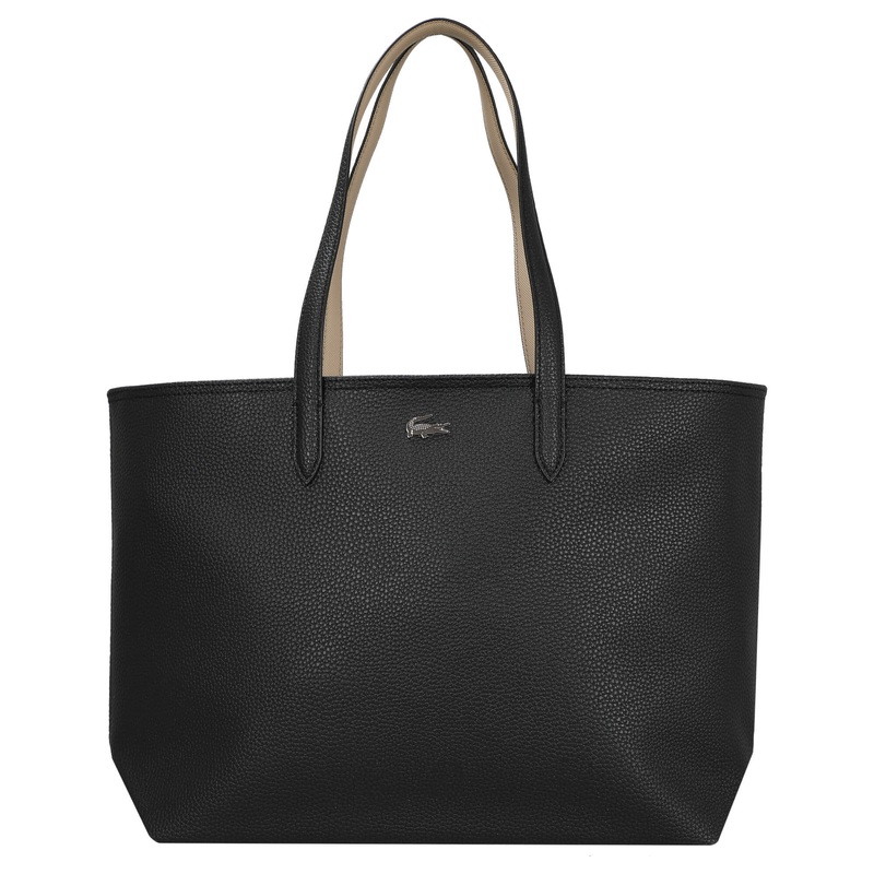 Lacoste Anna - Shopper 35 cm (noir krema)