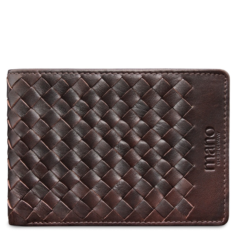 Mano Don Luca - Geldbrse 13 cm (dunkelbraun)