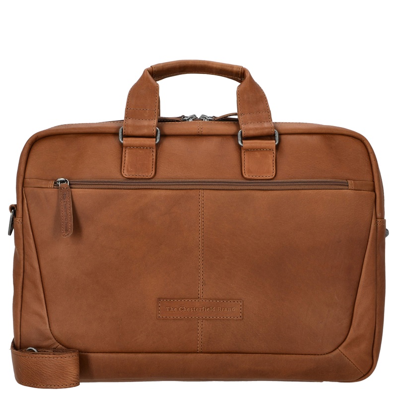 The Chesterfield Brand Seth Samuel - Laptoptasche 15" Leder 40 cm (cognac)