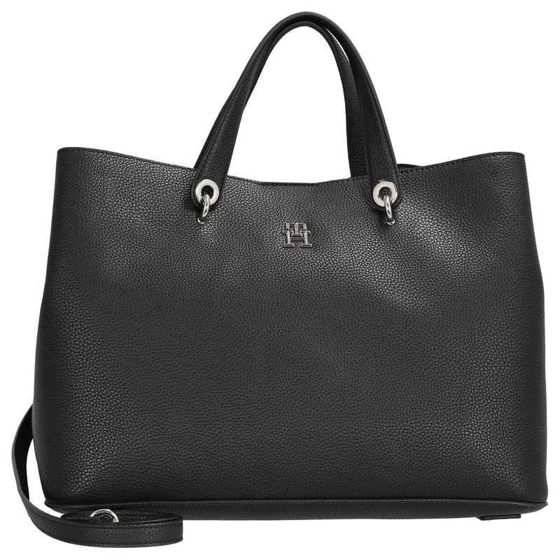 Tommy Hilfiger TH Emblem - Henkeltasche 37.5 cm (schwarz)