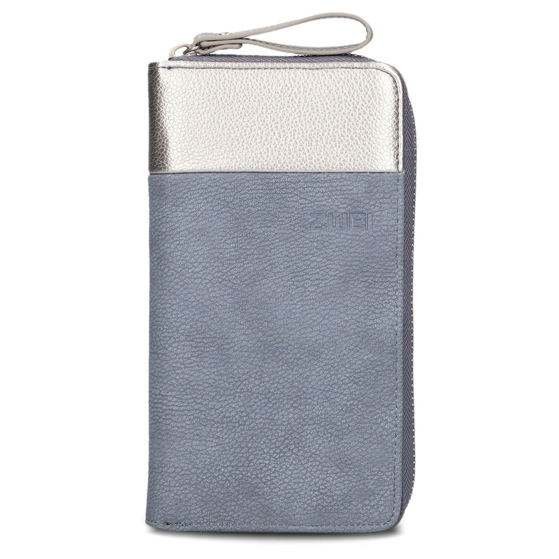 zwei Eva EV2 - Geldbrse 15cc 19 cm (nubuk-sky)