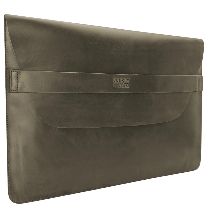Buckle & Seam Terra Laptop Sleeve 13'' - Laptophlle 34.6 cm (olive)