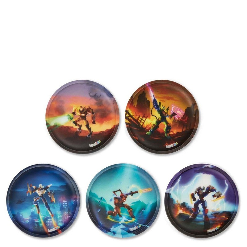 Ergobag Zubehr Klettie - Set 5 tlg. matt (Superkrfte)