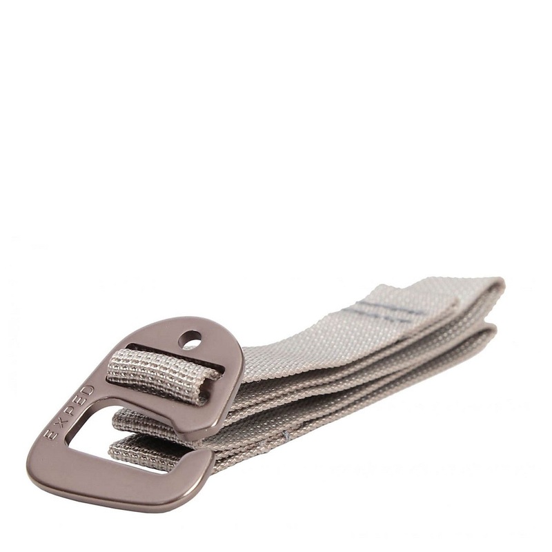 Exped Zubehr Gurtband - Spanngurt Set (grey-grey, 20 mm 60)