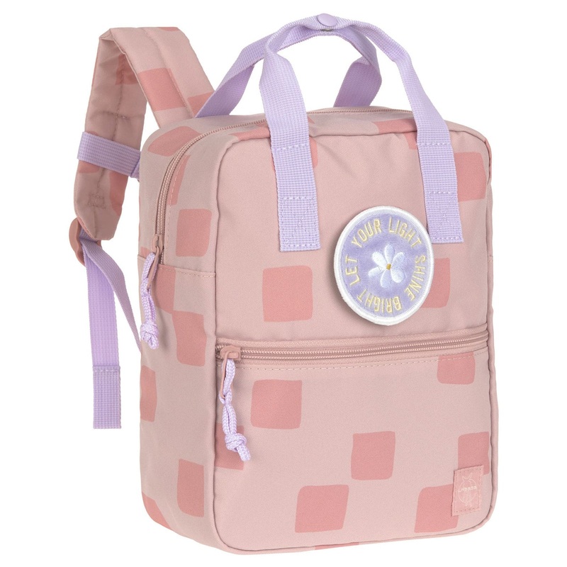 Lssig Mini Pattern Party Square - Kinderrucksack 28 cm (rose)