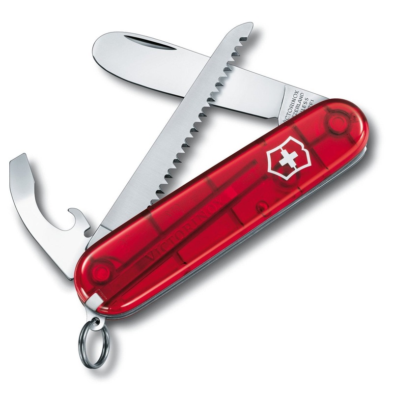 Victorinox "My First Victorinox" - Kindertaschenmesser (transparent rot)