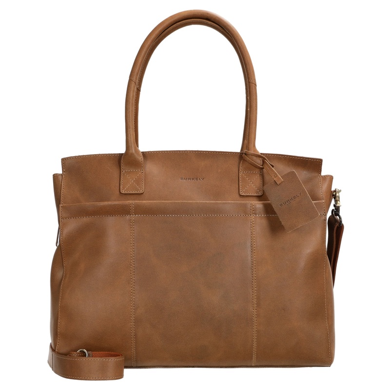 Burkely Fundamentals Vintage Doris - Schultertasche 15.6'' 39 cm (cognac)