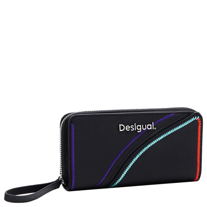 Desigual Cleo Black Maya Maxi - Geldbrse 8cc 19.5 cm (black)