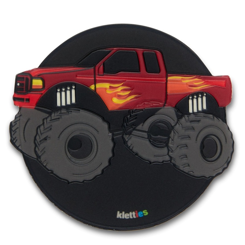 Ergobag Zubehr Klettie - 3D Silikon (Monstertruck)
