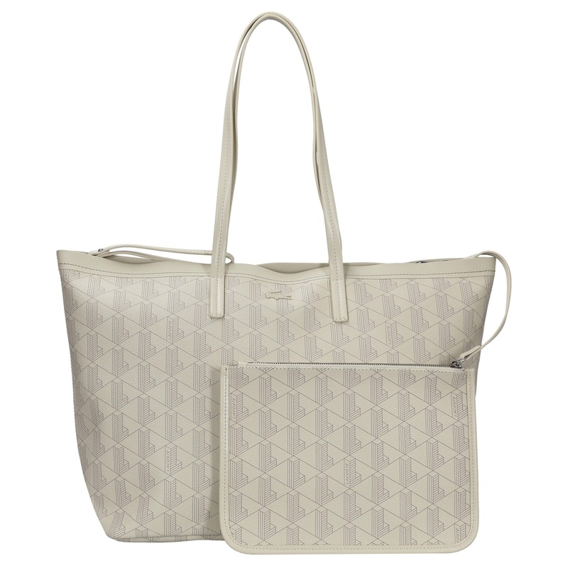 Lacoste Zely - Shopper 37 cm (mono bone white taupe)