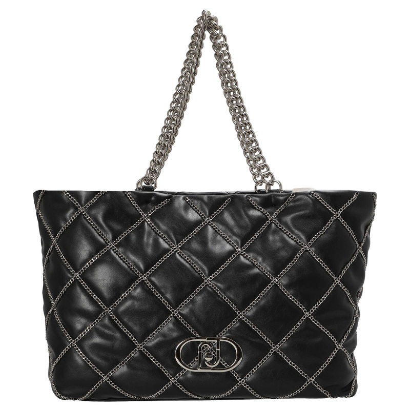 Liu Jo Lapuffy - Shopper L 40 cm (nero)