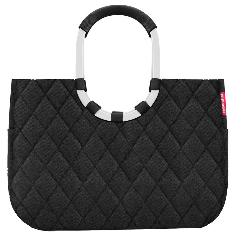 reisenthel shopping loopshopper L - Einkaufstasche mit Bgel 46 cm (rhombus black)