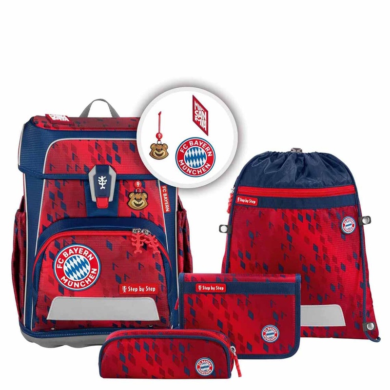 Step by Step Cloud FC Bayern - Schulranzen Set 5tlg. (Mia san Mia 24/25)