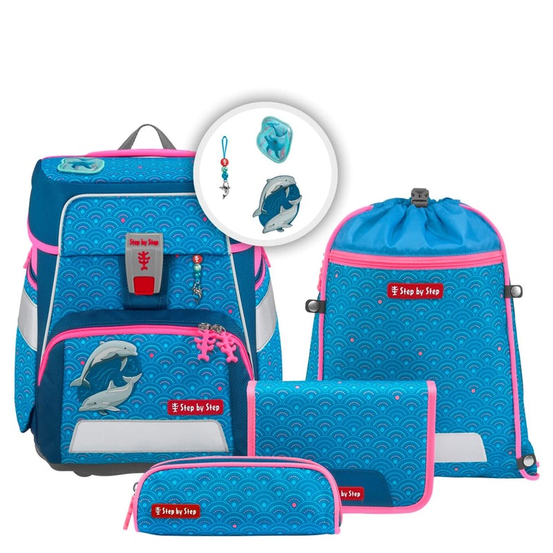 Step by Step Space - Schulranzen Set 5tlg. (Dolphin Pippa)