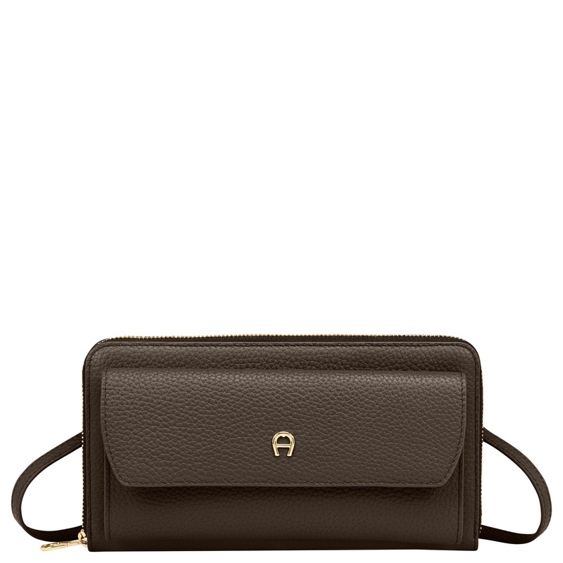 Aigner Fashion - Handytasche/Geldbrse 6cc 20 cm (coal brown)