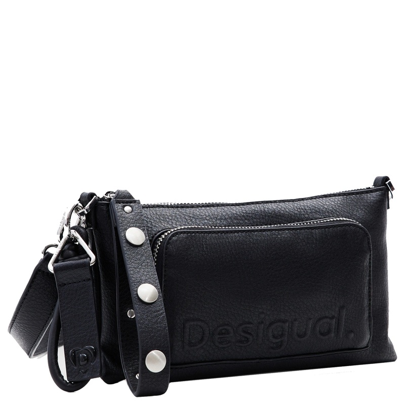 Desigual Half Logo Monica - Umhngetasche 24.5 cm (black)