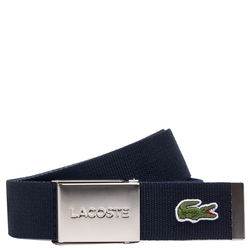 Lacoste L.12.12 Concept - Grtel 4 cm (navy blue, 100 cm)