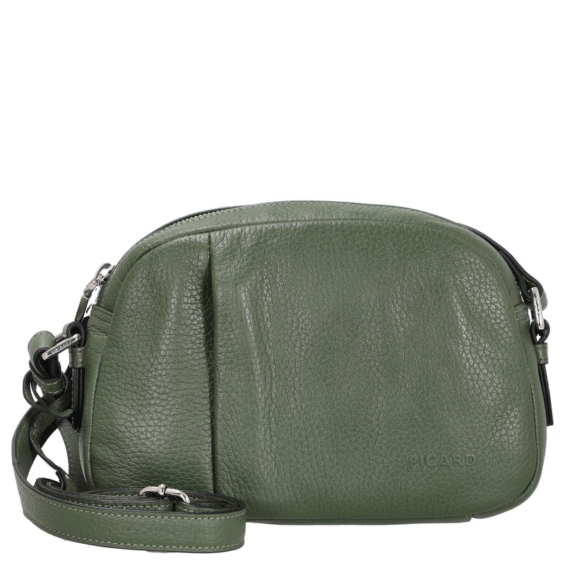 Picard Pure - Umhngetasche 21 cm Rindsleder (pesto)