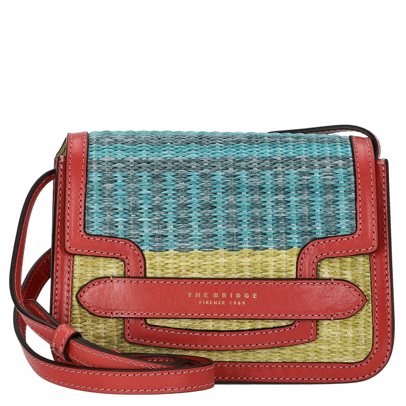 The Bridge Lucrezia Wow - Umhngetasche 21 cm (verde/blu/azzurro)