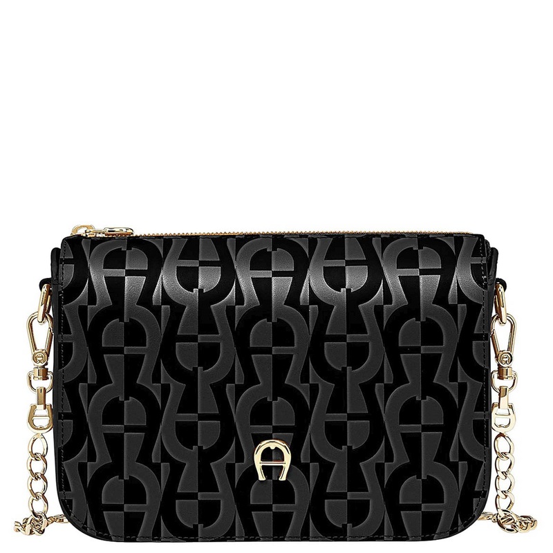 Aigner Pria - Schultertasche 21 cm XS (black)