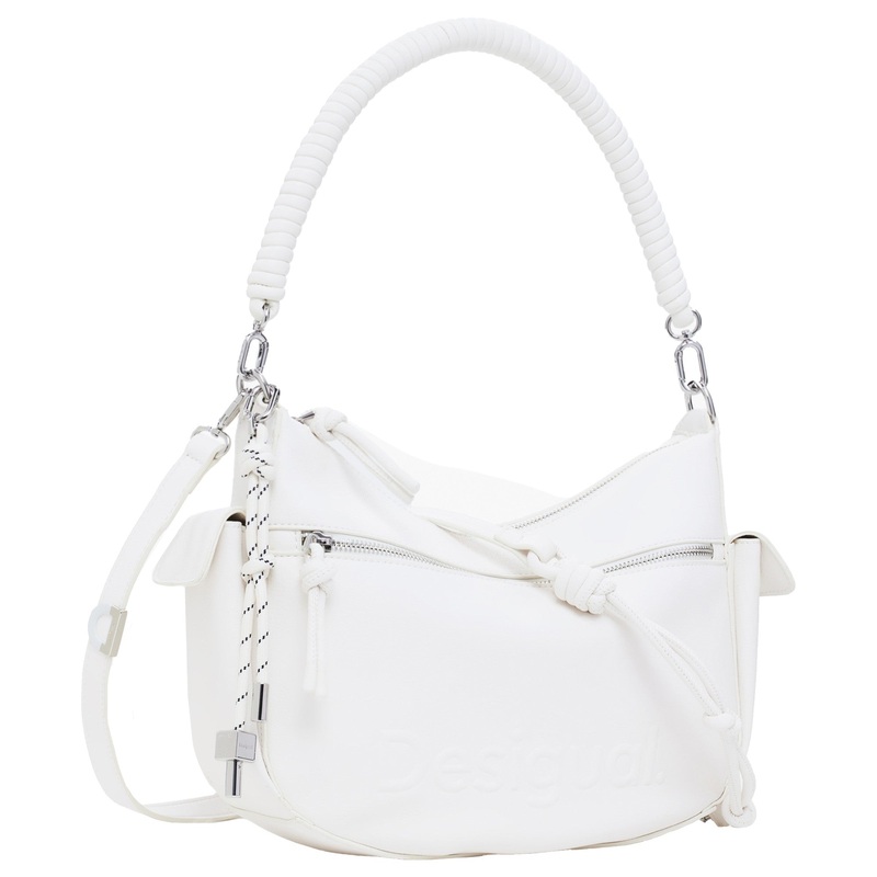 Desigual Half Astana - Schultertasche 30 cm (white)