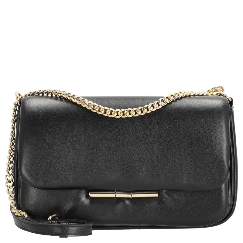 Seidenfelt Lesja - Umhngetasche 27 cm (black/gold)