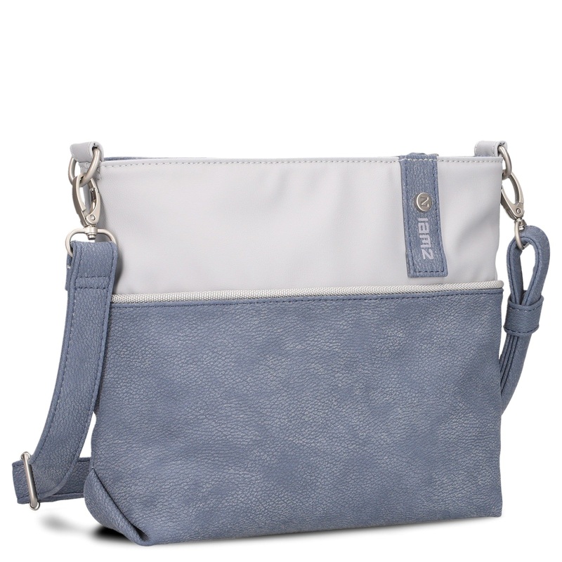 zwei Jana J8 - Schultertasche 27 cm (nubuk-sky)