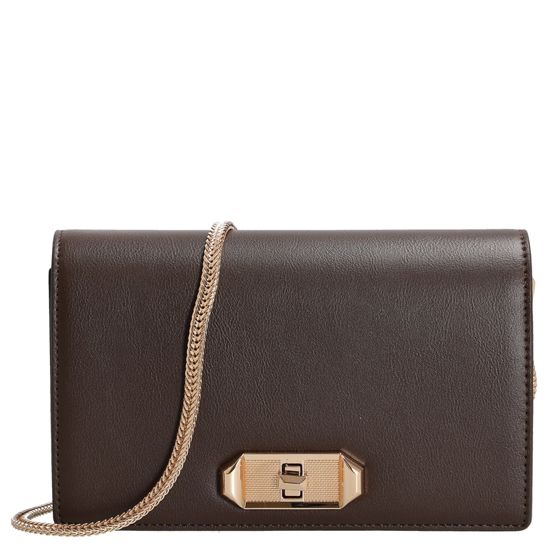 Seidenfelt Eiby - Clutch 21 cm (dark chocolate)