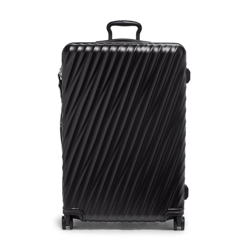 19 Degree Extended Trip Expandable 4 Wheeled Packing Case - Black Texture