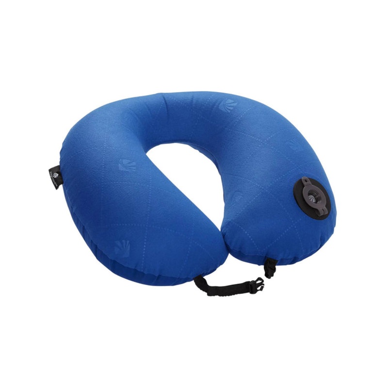 Exhale Inflatable Neck Pillow-Blue Sea Discontinued Color