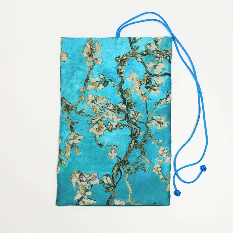 Fabric Jewelry Roll Artist Almond Blossom