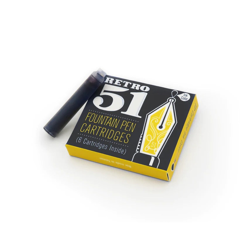 Fountain Pen Cartridges-6 pk