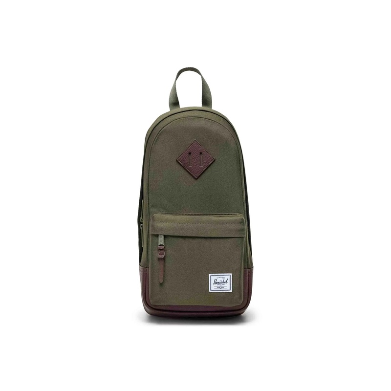 Heritage Sling Shoulder Bag-Ivy Green/Chicory Coffee