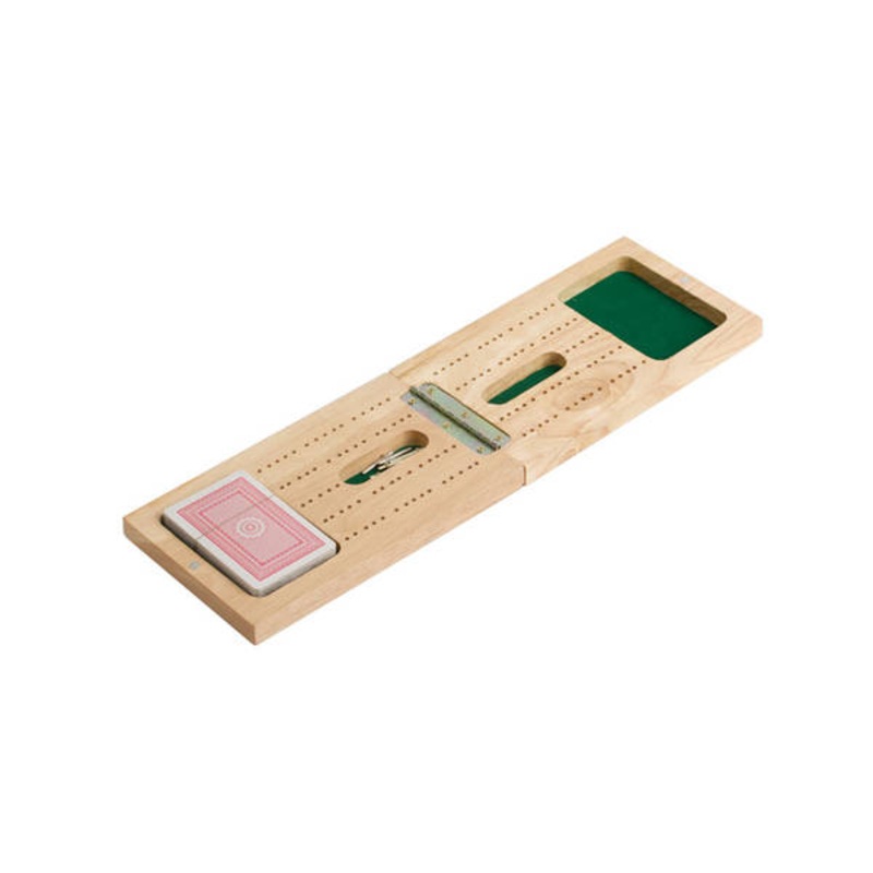 Wooden Travel Cribbage/Card Set