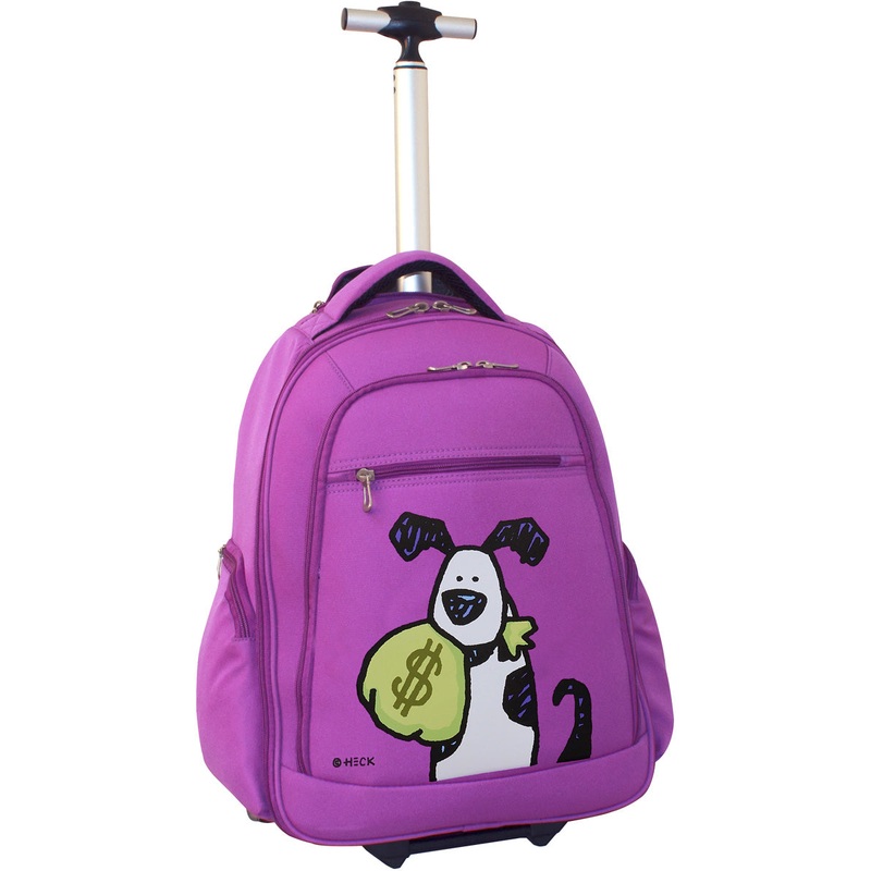 Ed Heck Money Doggie Wheeled Backpack