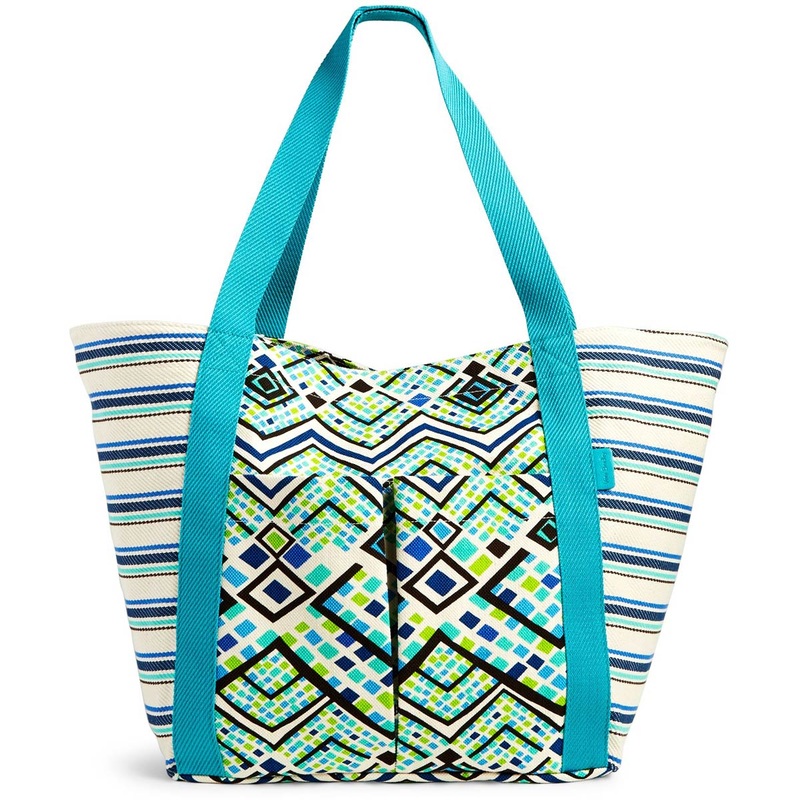 Vera Bradley Canvas Beach Tote