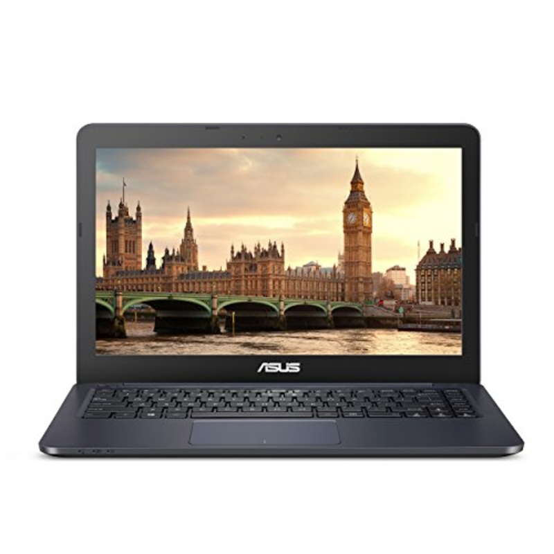 Asus L402Wa-Eh21 Thin And Light 14 Hd Laptop; Amd E2-6110 Quad Core 1.5Ghz Processor,Amd Radeon R2